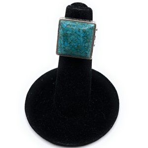 R1324 Retired Silpada Turquoise Ring Size 5